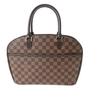 Louis Vuitton Damier Saria Horizontal Brown Canvas Handbag